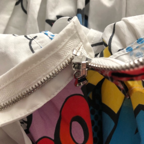 Dolce & Gabbana Italy tiered comic mini circle skirt size 38 - Picture 3 of 4